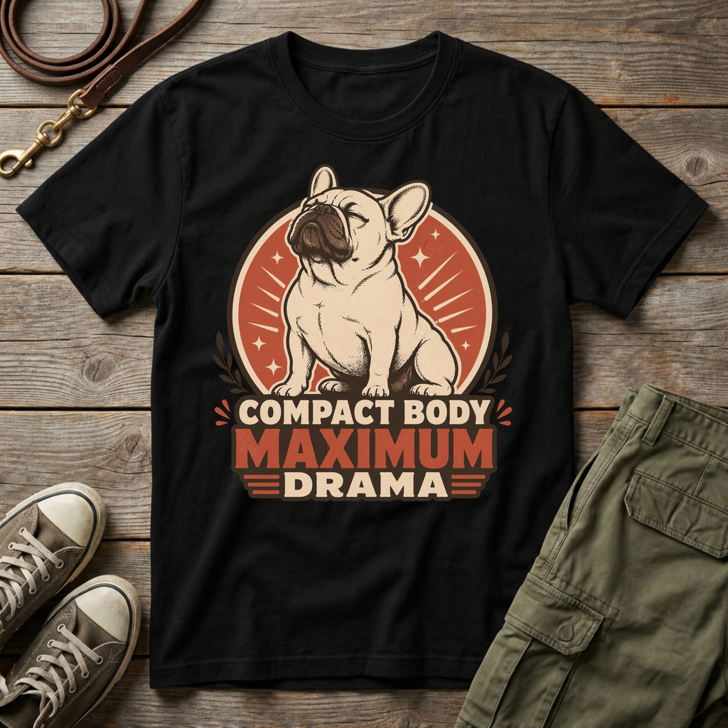 Frenchie Max Drama T-Shirt