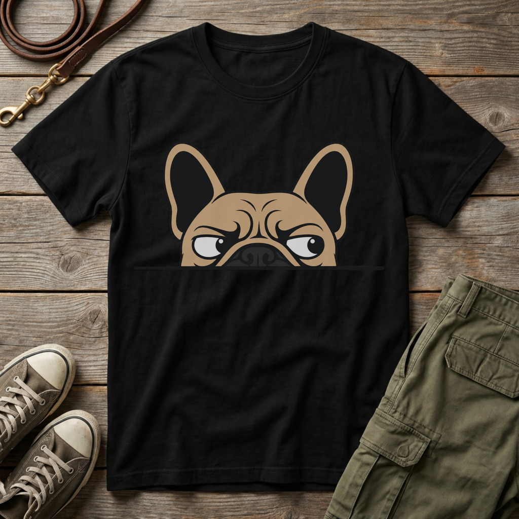 Frenchie Peaking T-Shirt