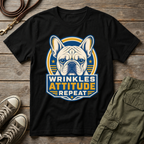 Frenchie Wrinkles Attitude T-Shirt
