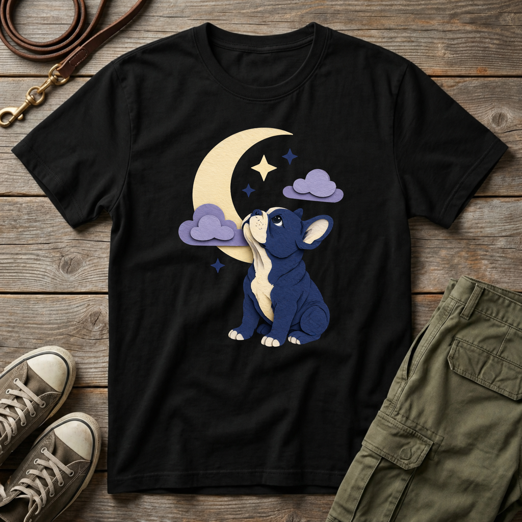 Moon Frenchie T-Shirt