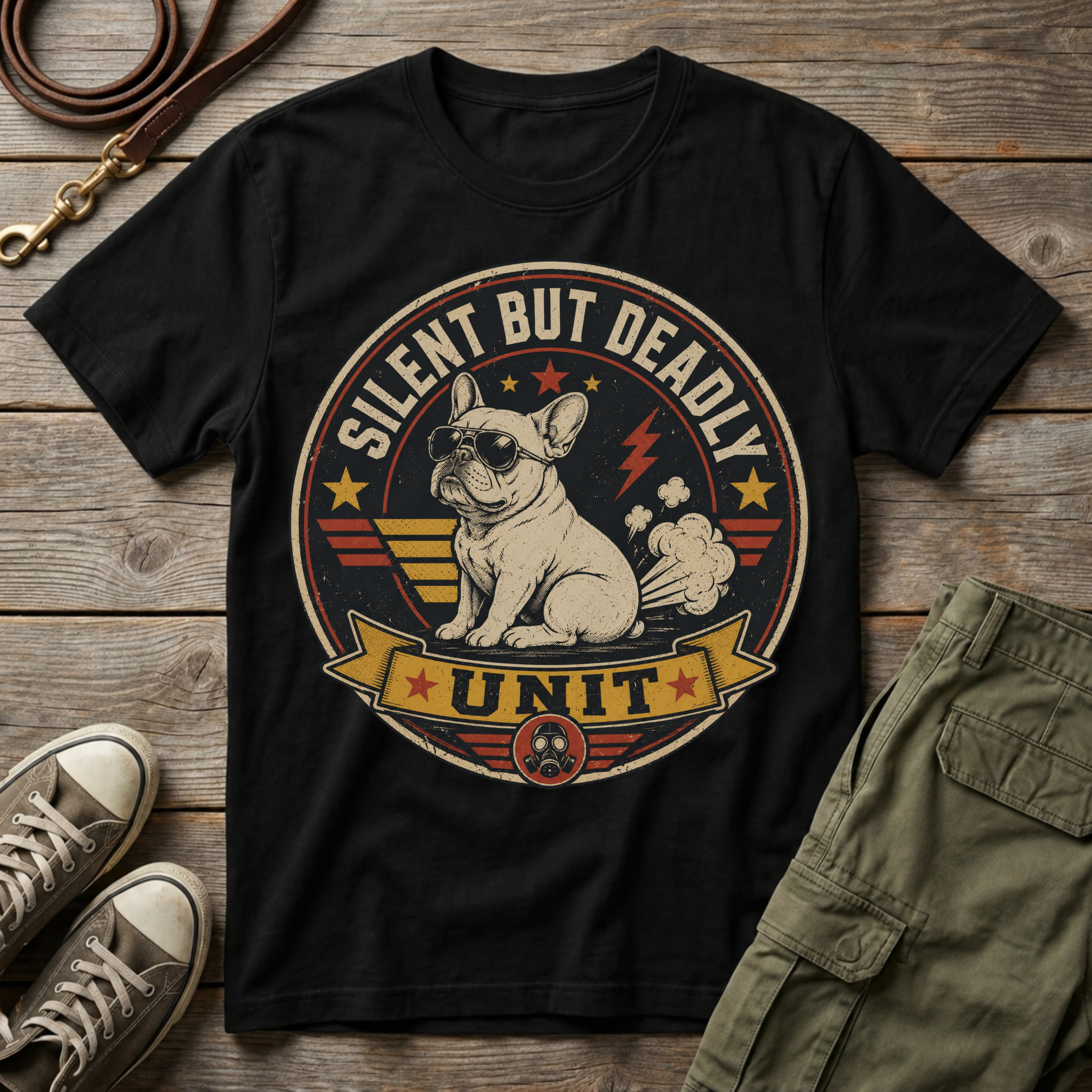 Frenchie Silent But Deadly T-Shirt