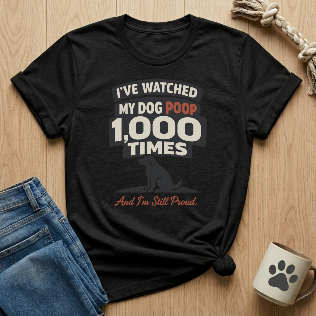 I Watched Dog Poop 1000x  T-Shirt