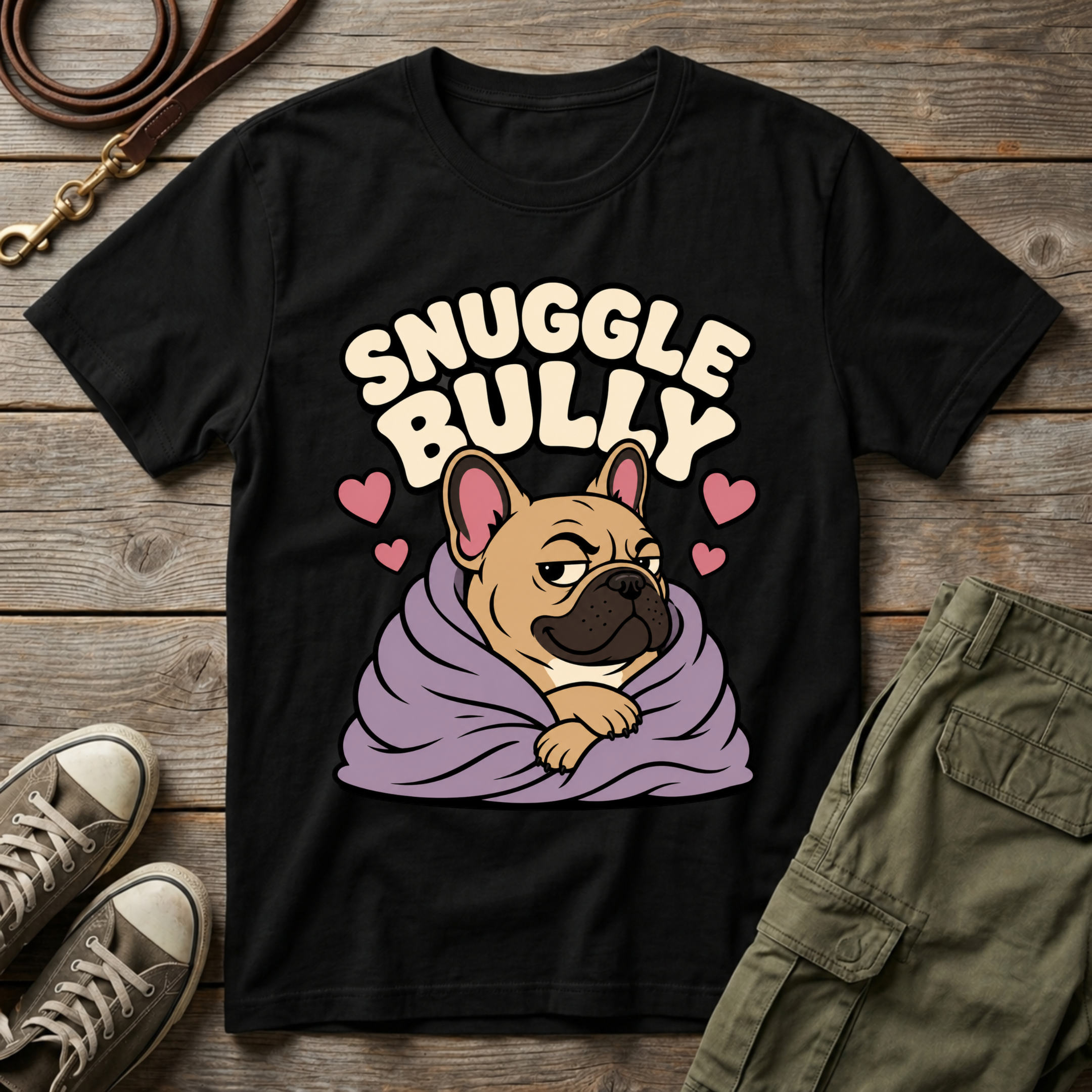 Frenchie Snuggle Bully T-Shirt