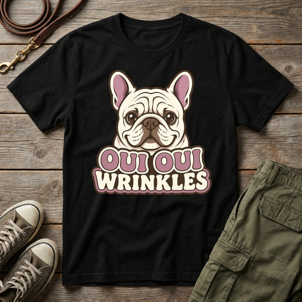 Frenchie Wrinkles T-Shirt