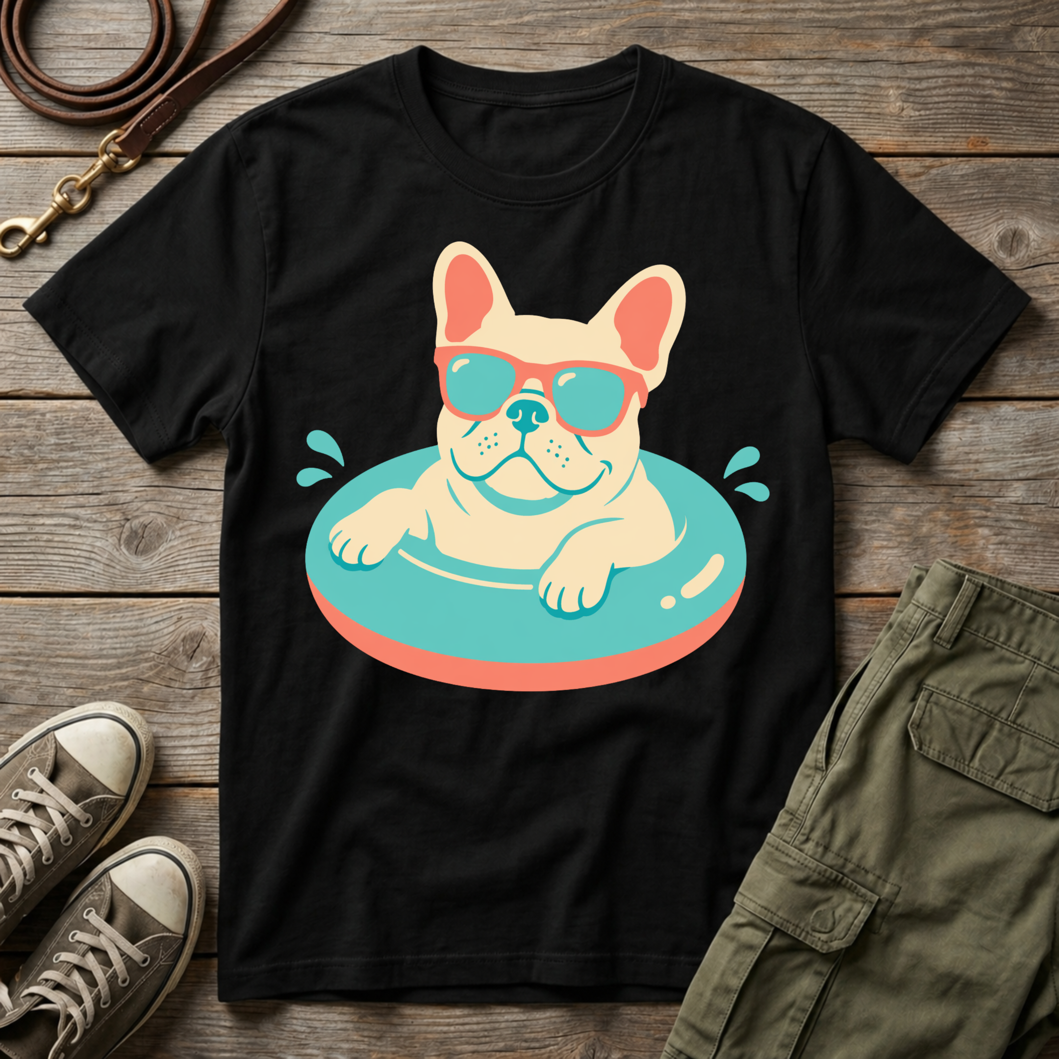 Frenchie Floatie T-Shirt