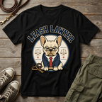 Frenchie Leash Lawyer T-Shirt