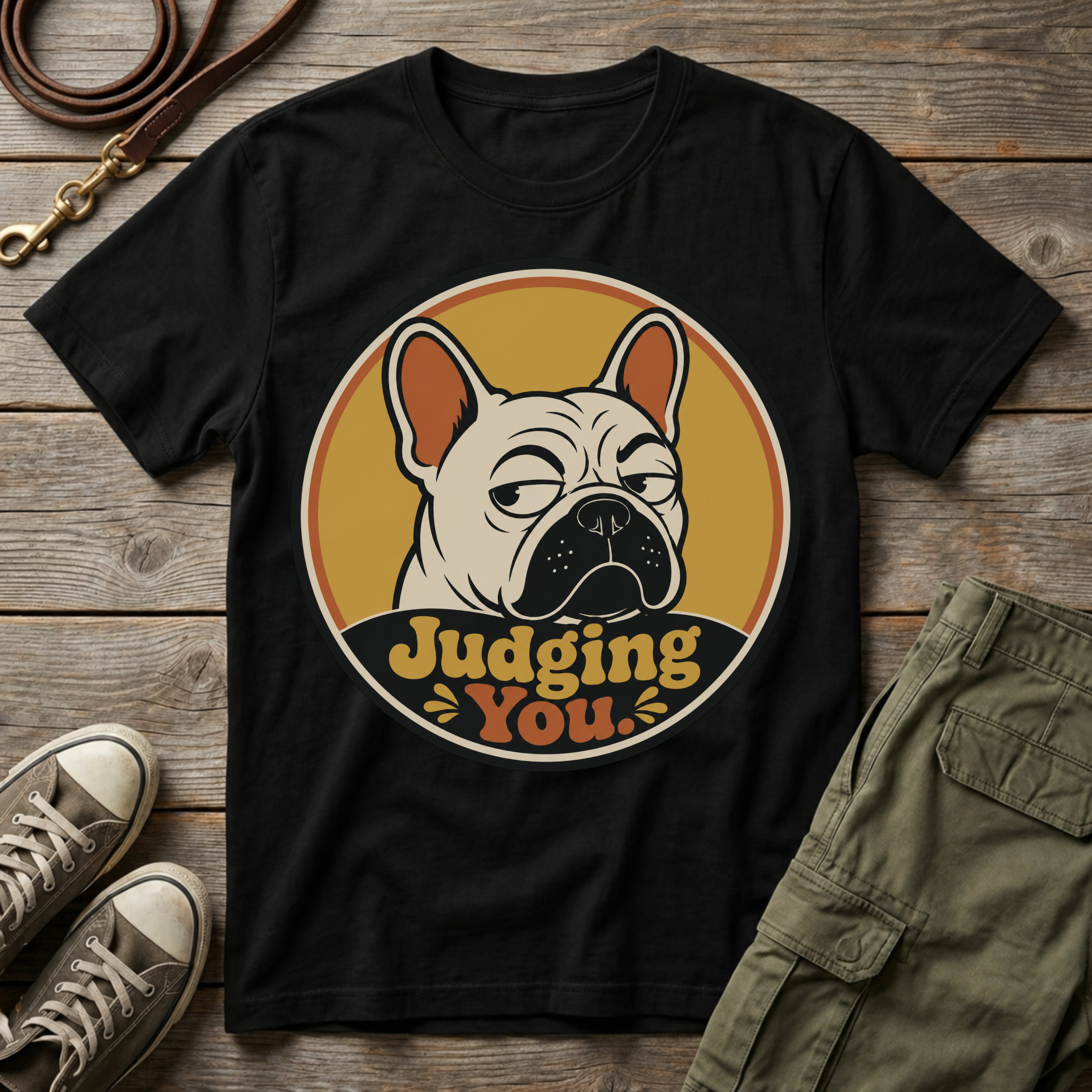 Frenchie Judging You T-Shirt