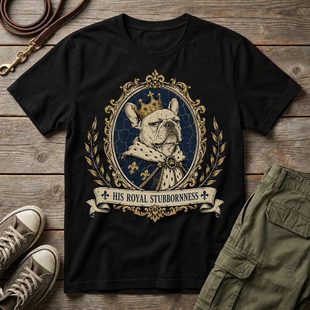 Frenchie Royal Stubbornness T-Shirt