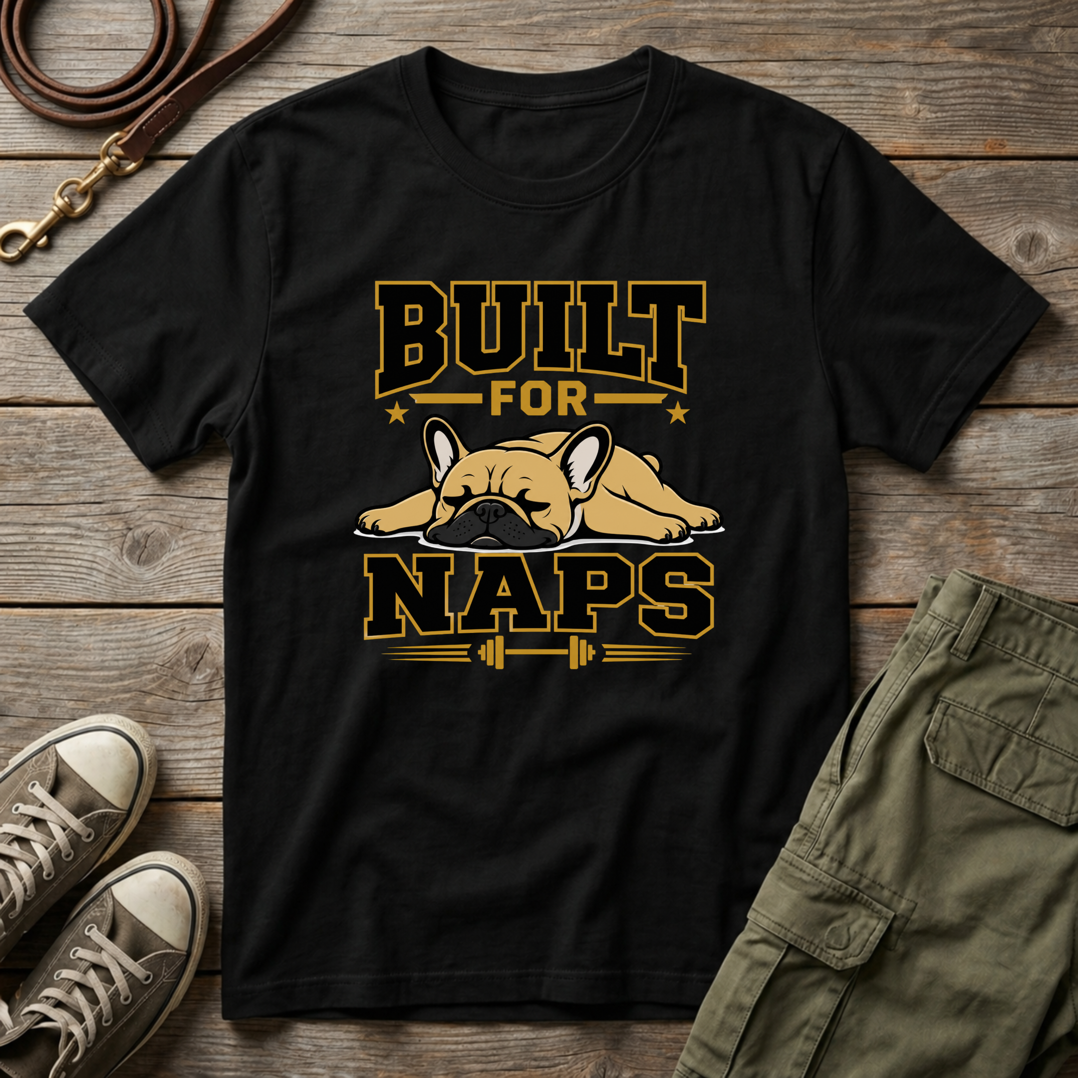 Frenchie Built For Naps T-Shirt
