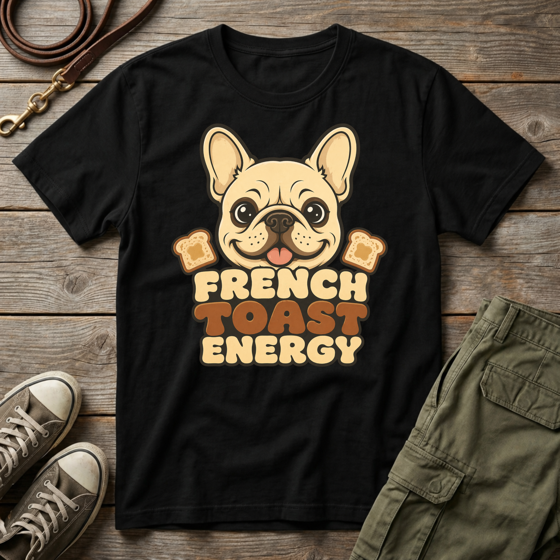 Frenchie French Toast T-Shirt