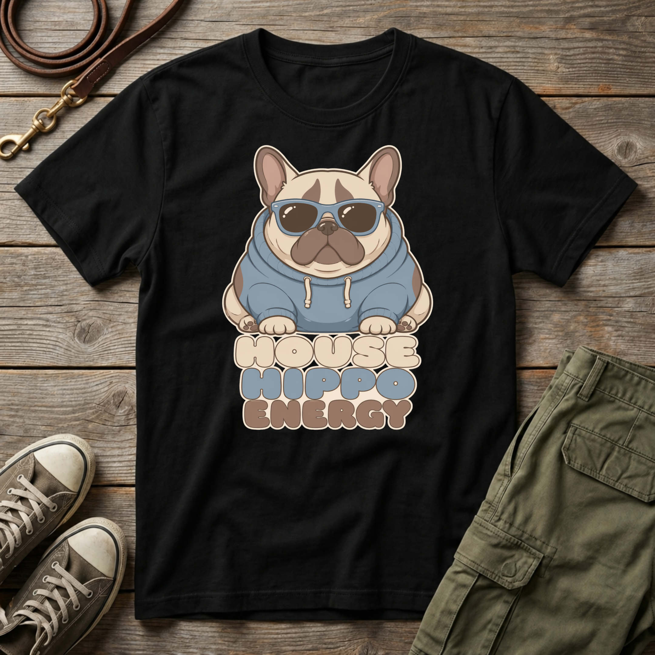 Frenchie House Hippo T-Shirt