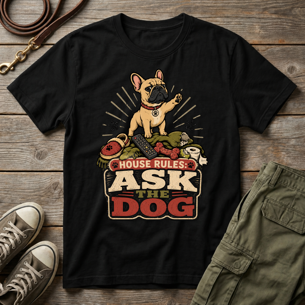 House Rules Ask The Dog T-Shirt
