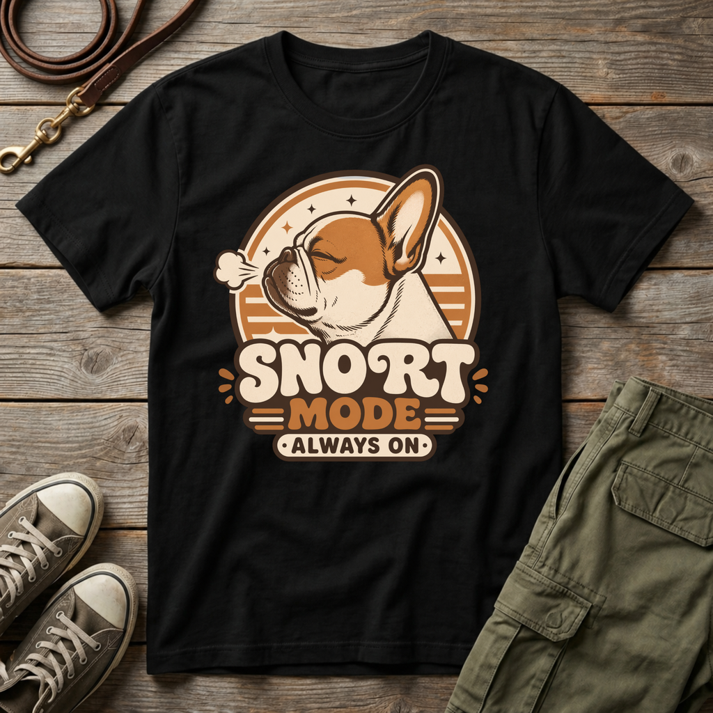 Frenchie Snort Mode T-Shirt