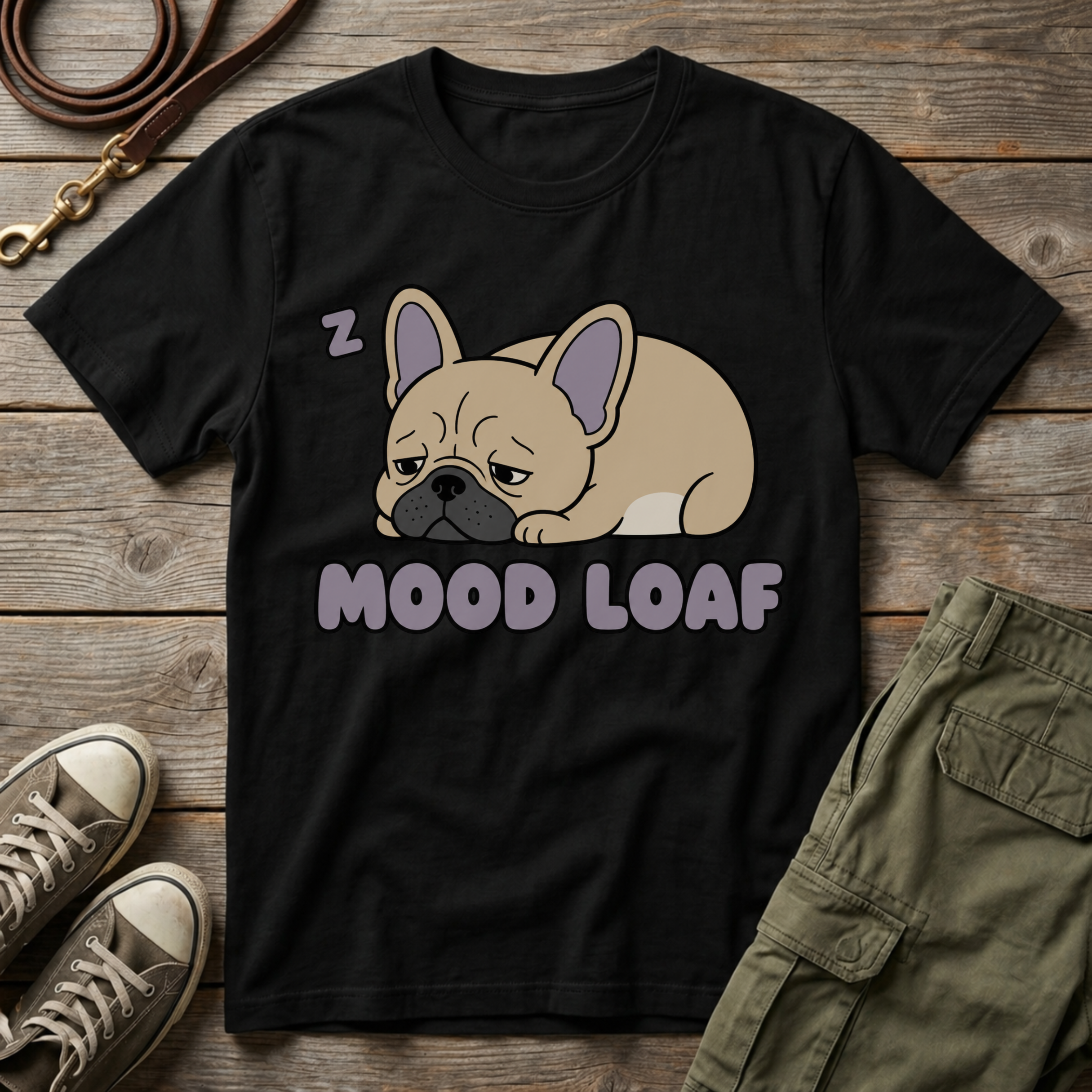 Frenchie Mood Loaf T-Shirt