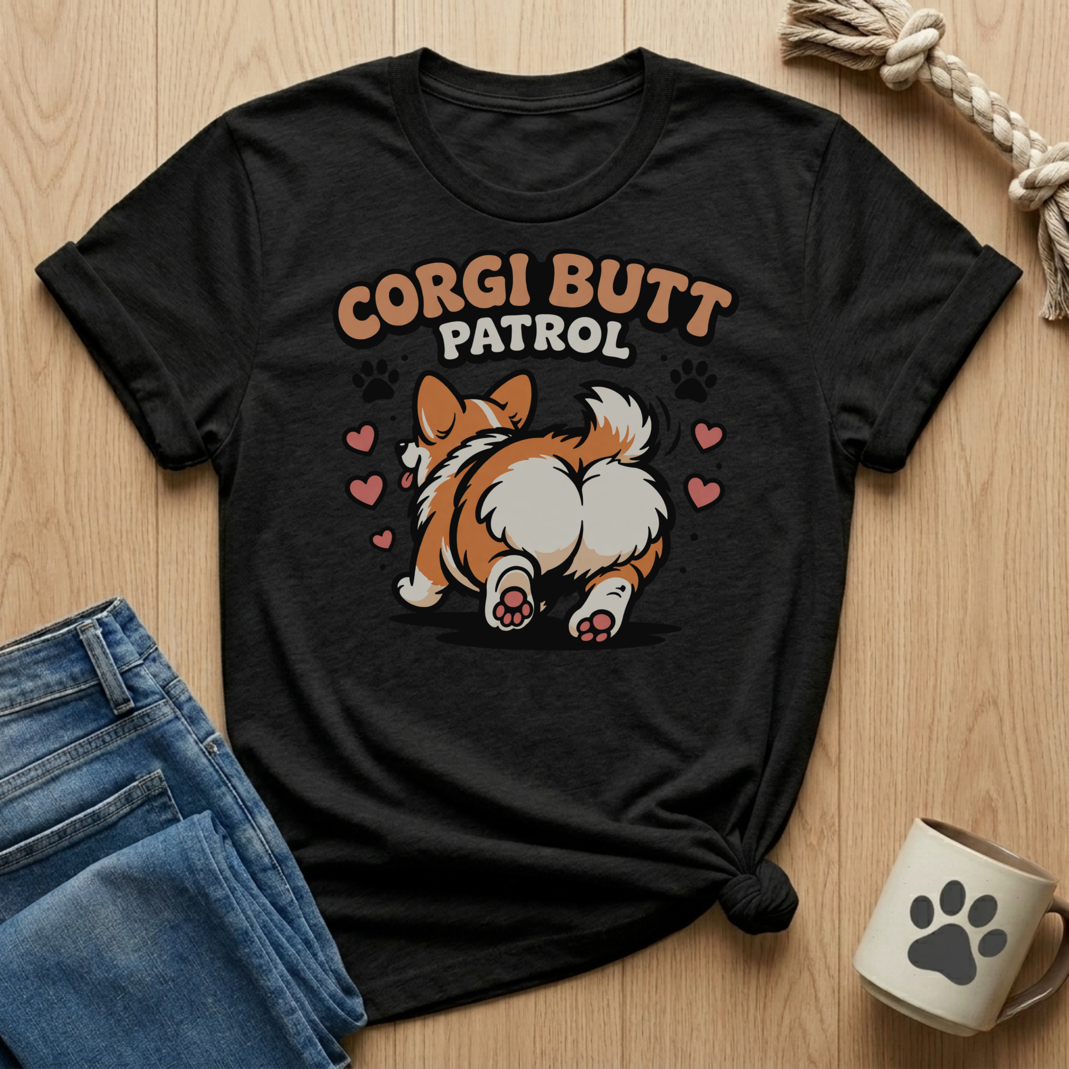 Corgi Butt Patrol T-Shirt