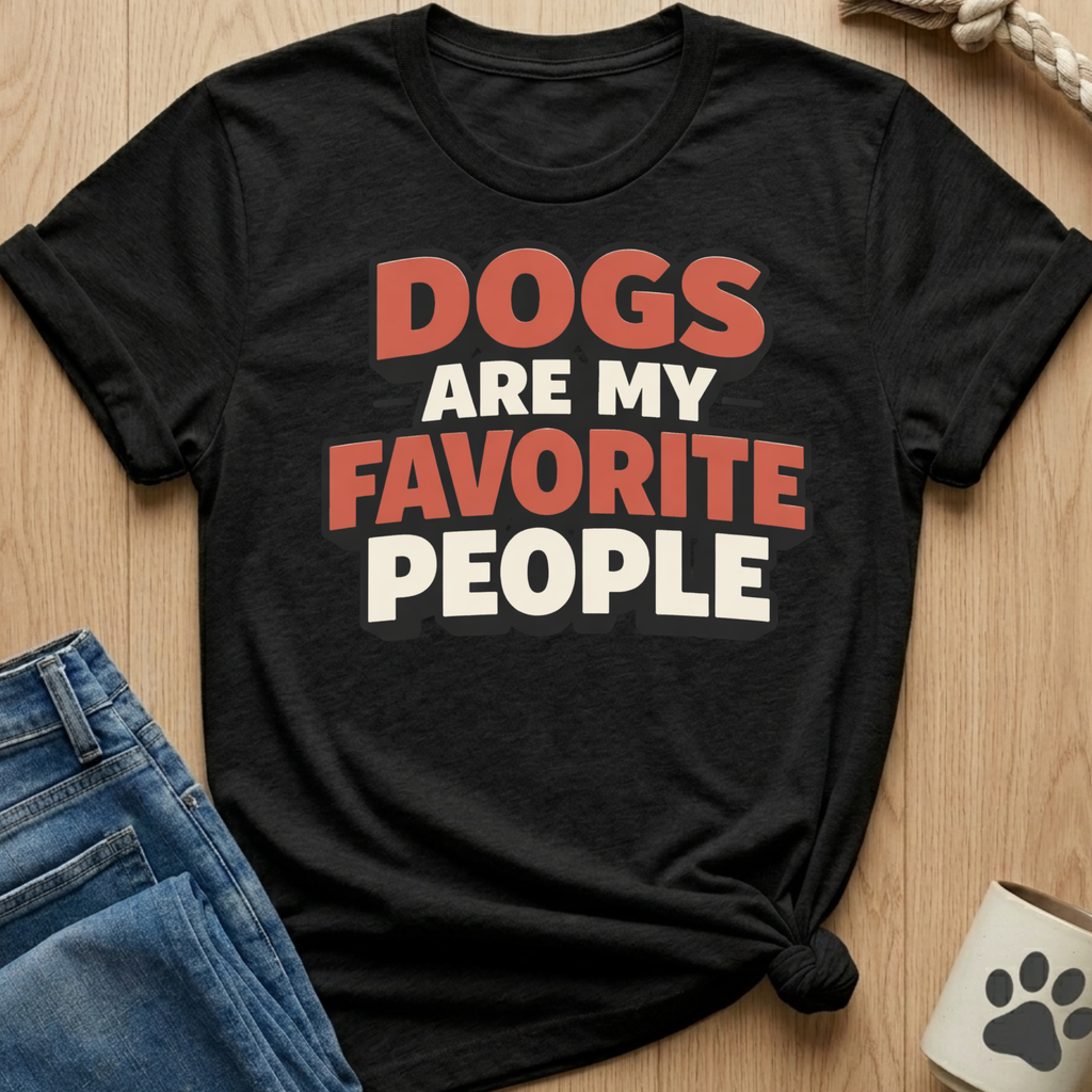 Dogs Are My Fave People T-Shirt