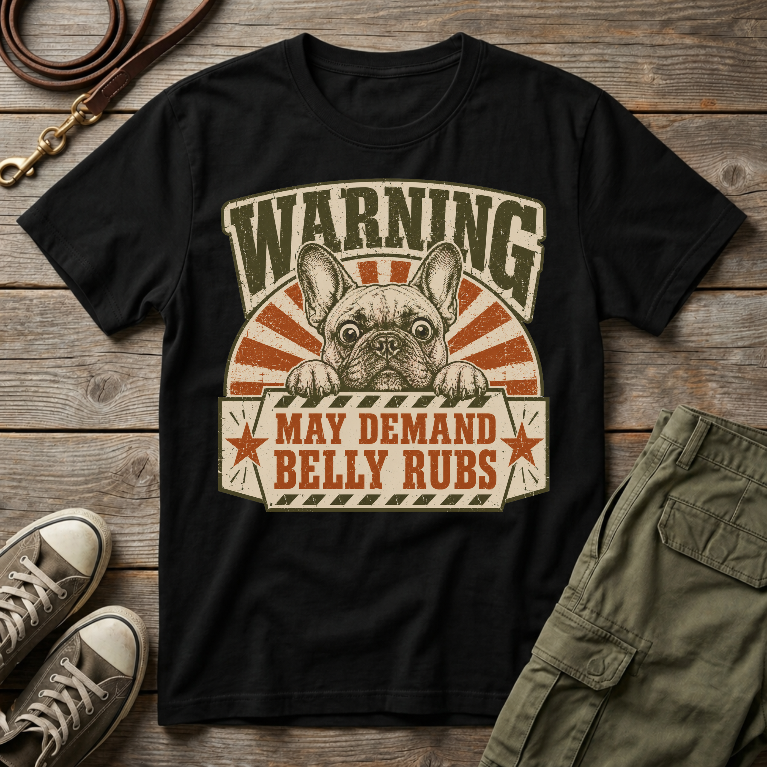Warning May Demand Belly Rubs T-Shirt