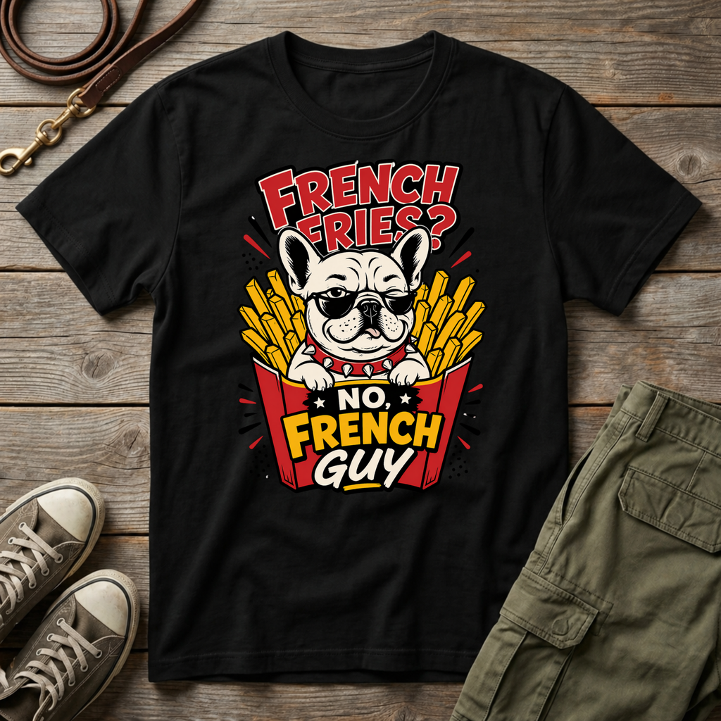 Frenchie French Fries T-Shirt
