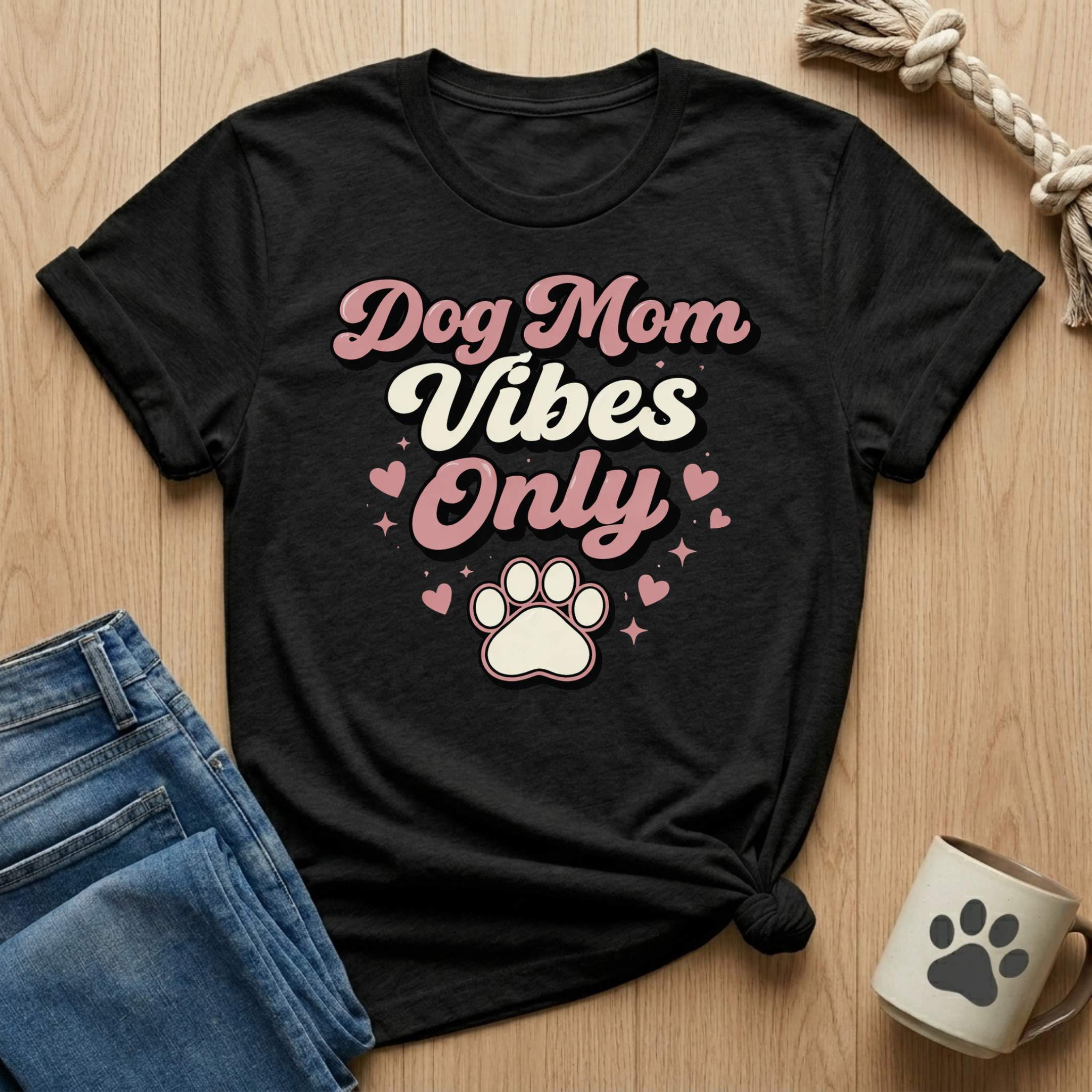 Dog Mom Vibes T-Shirt