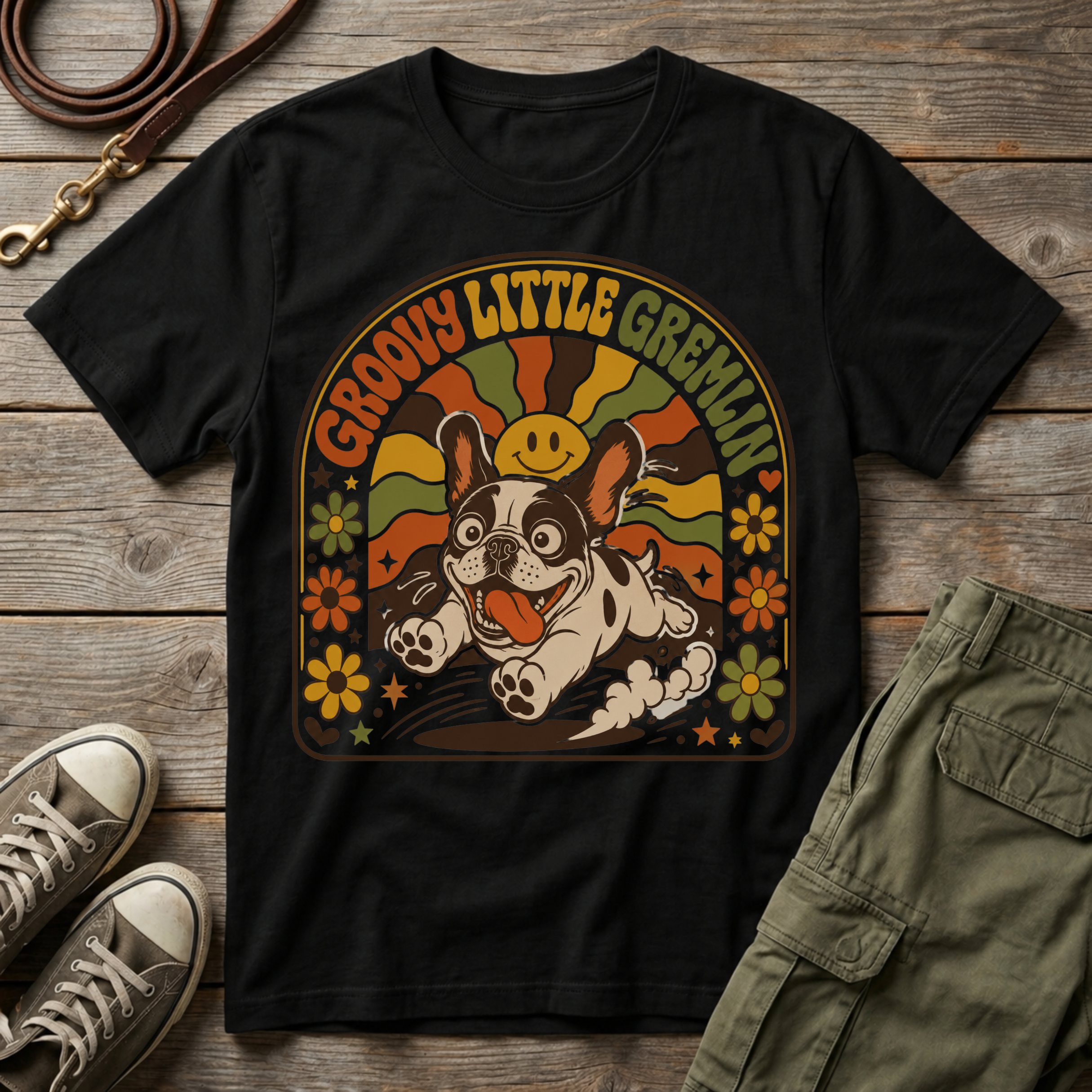 Frenchie Groovy Gremlin T-Shirt