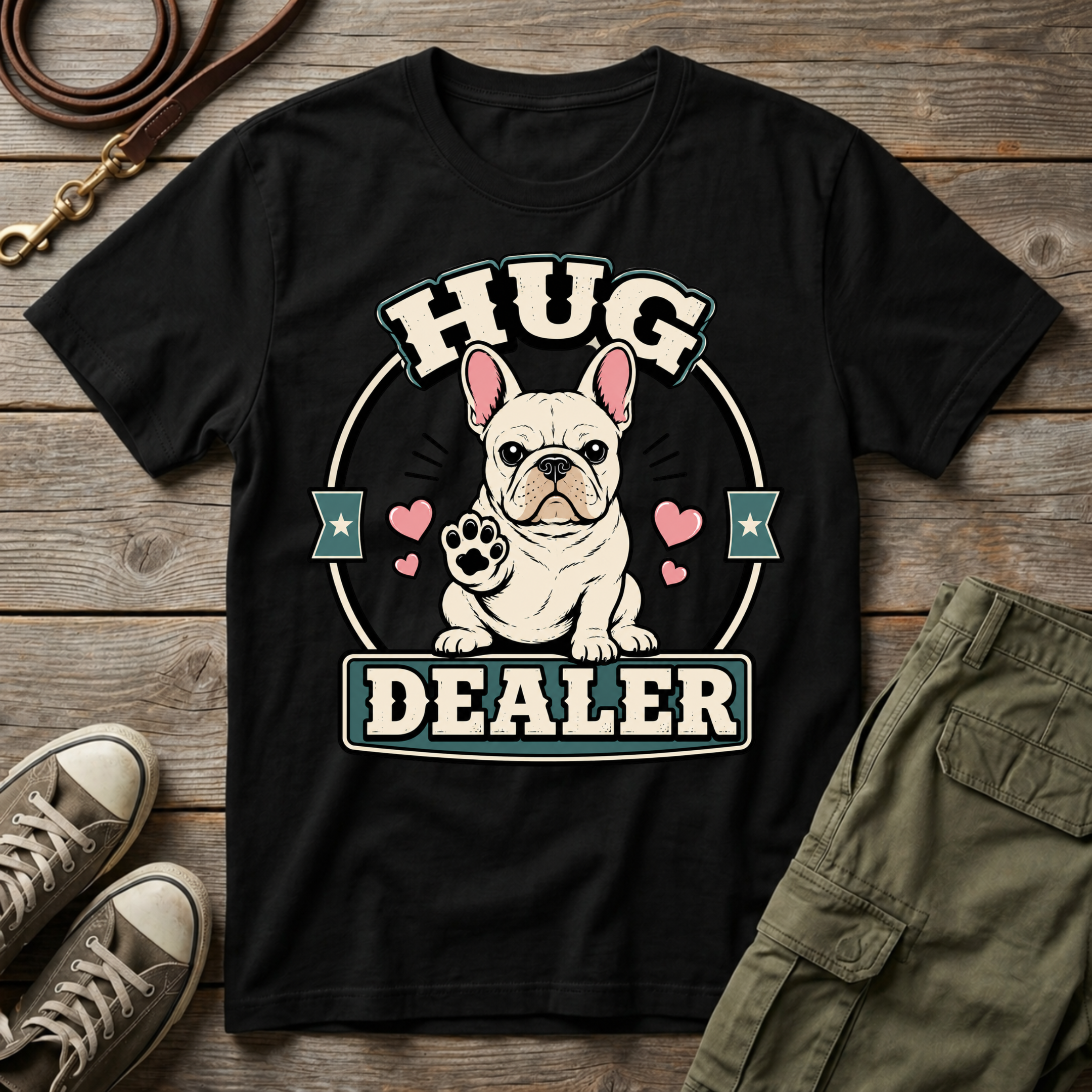 Frenchie Hug Dealer T-Shirt