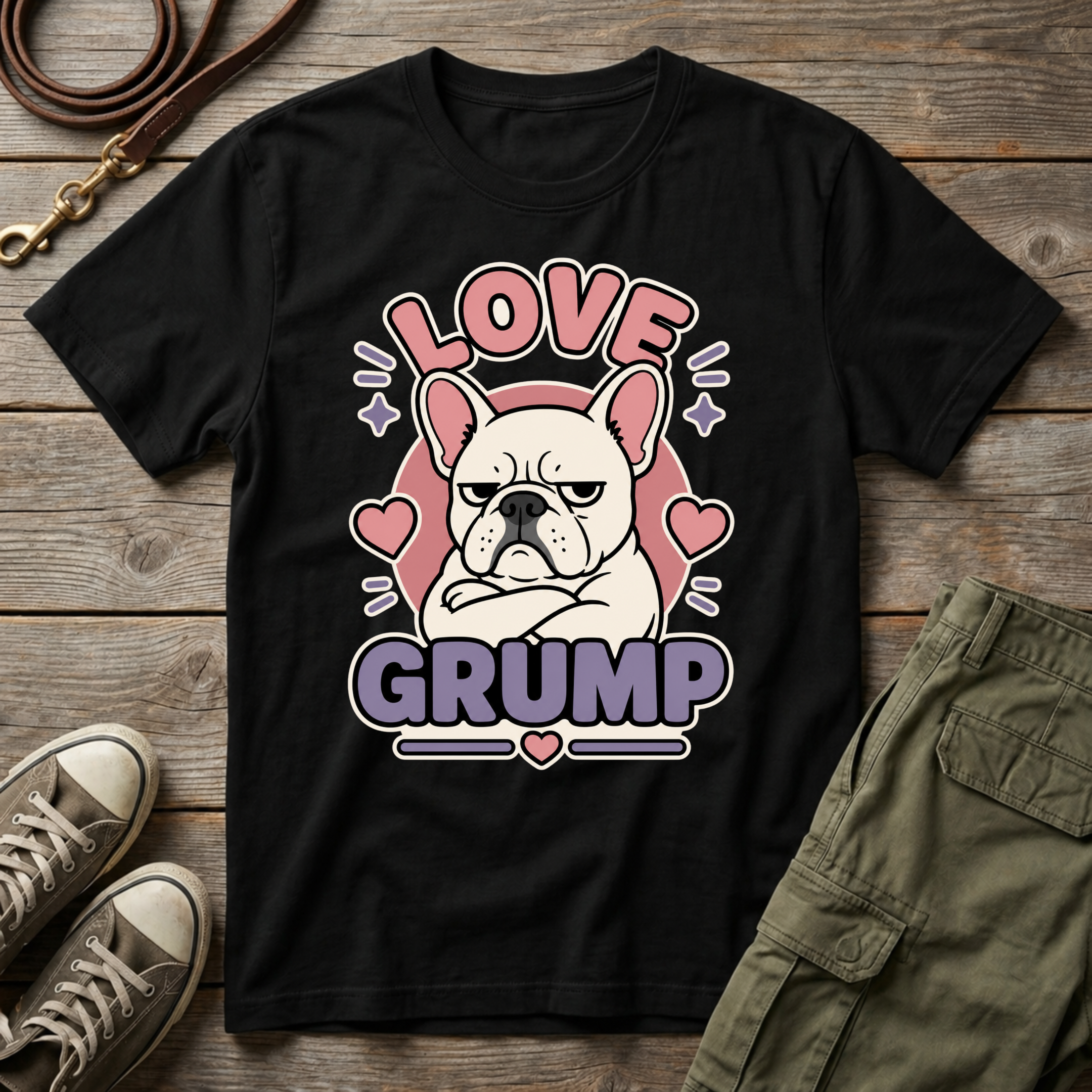 Frenchie Love Grump T-Shirt