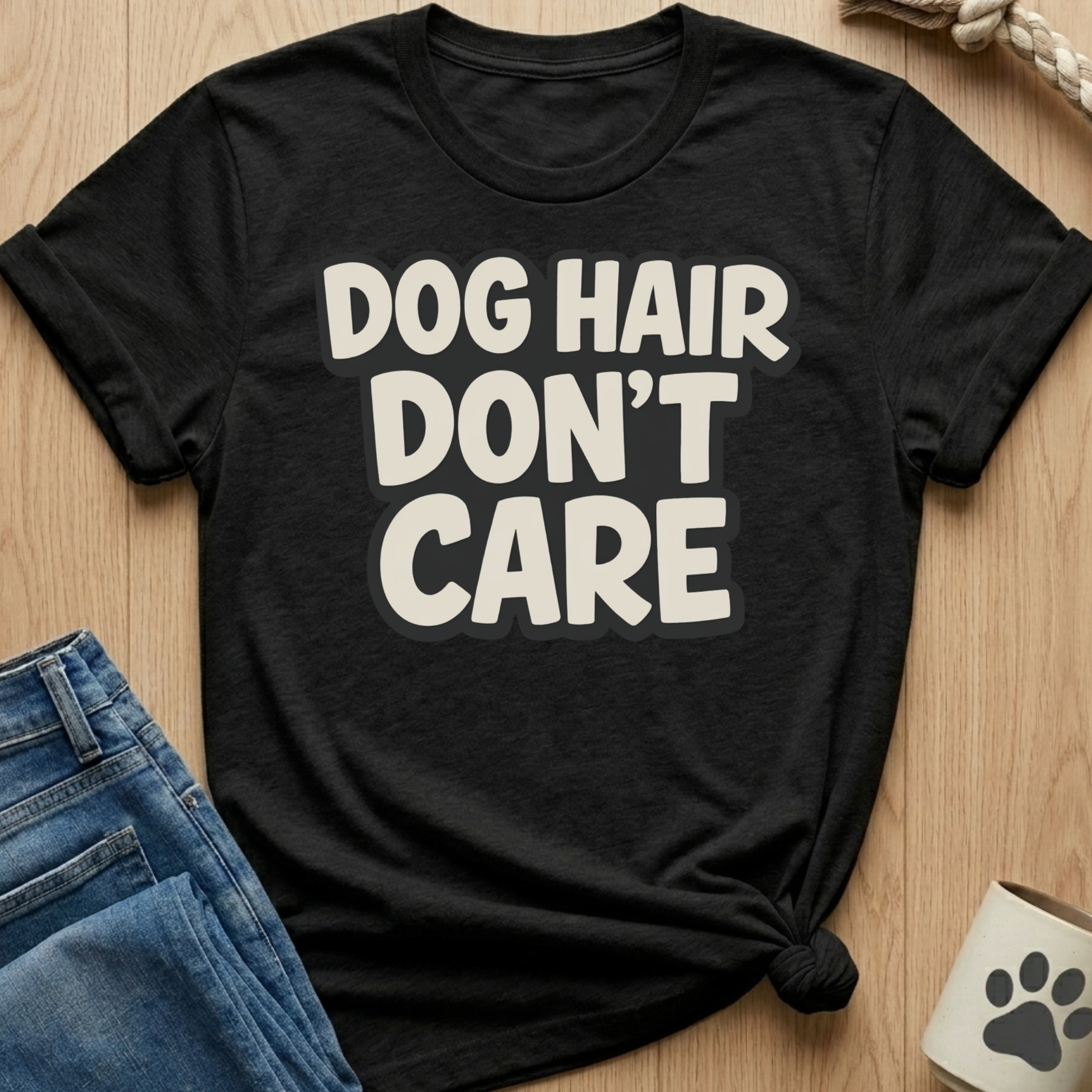 Dog Hair Don't Care T-Shirt