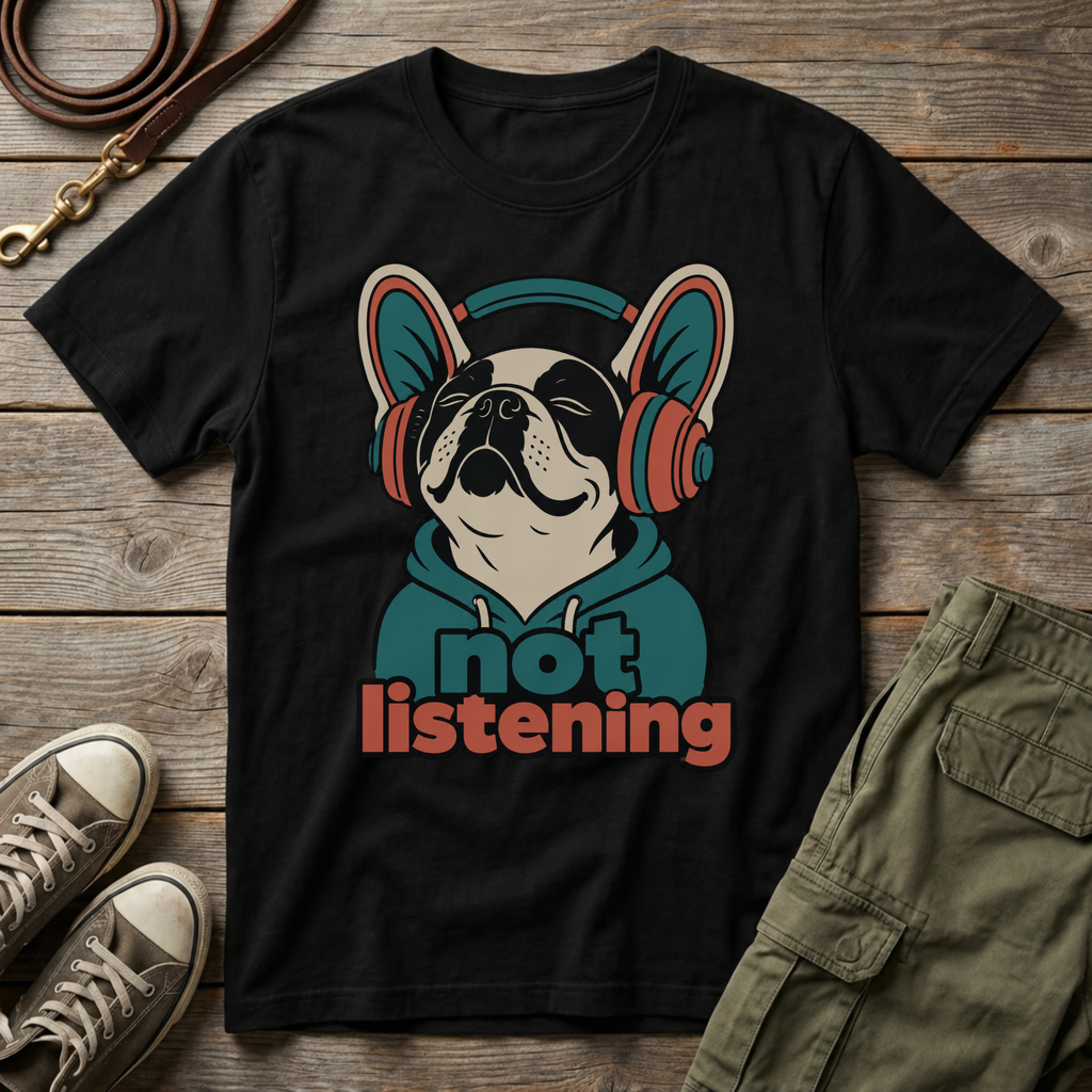 Frenchie Not Listening T-Shirt
