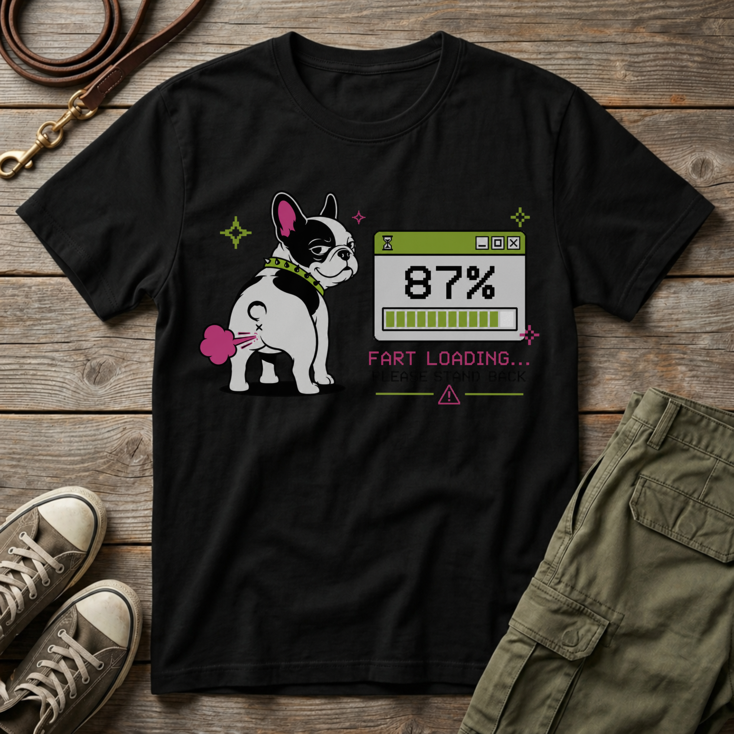 Frenchie Fart Loading T-Shirt