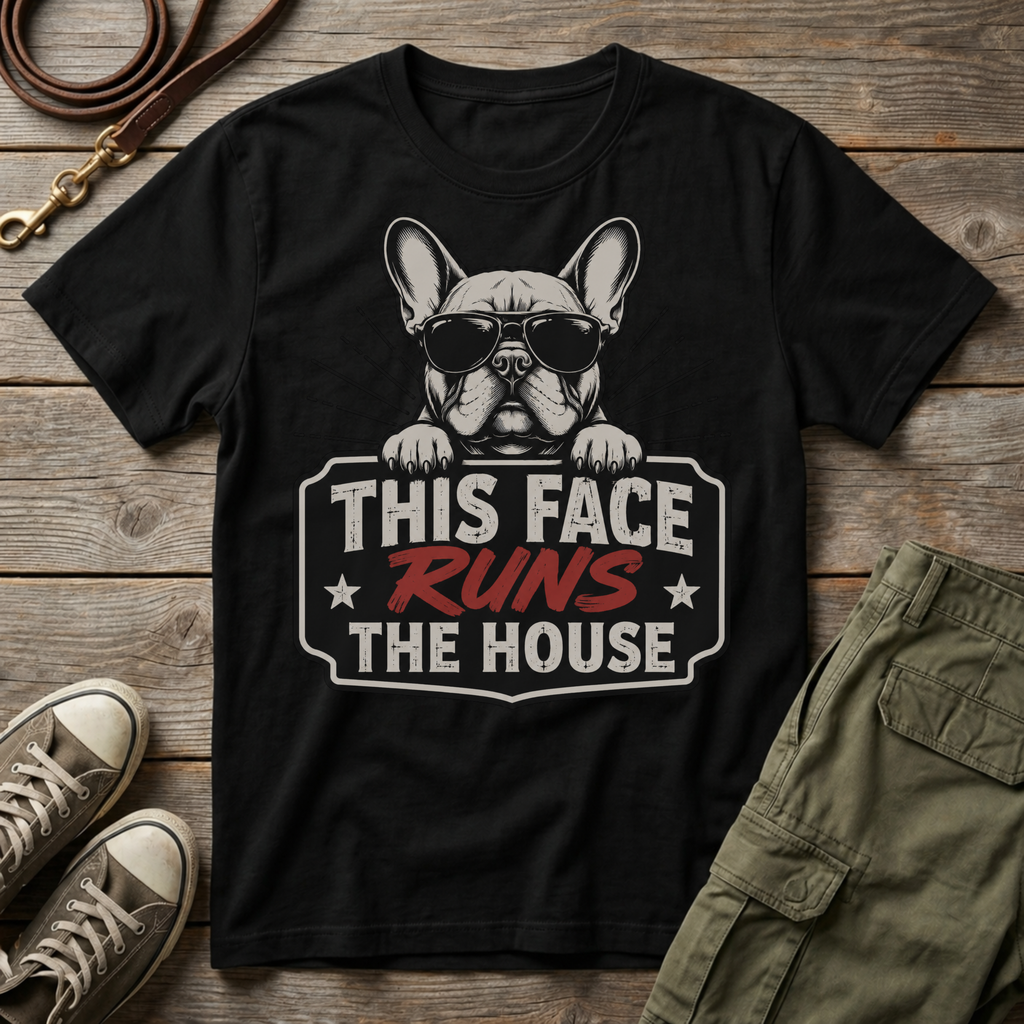 Frenchie Runs The House T-Shirt