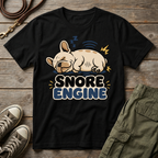 Frenchie Snore Engine T-Shirt