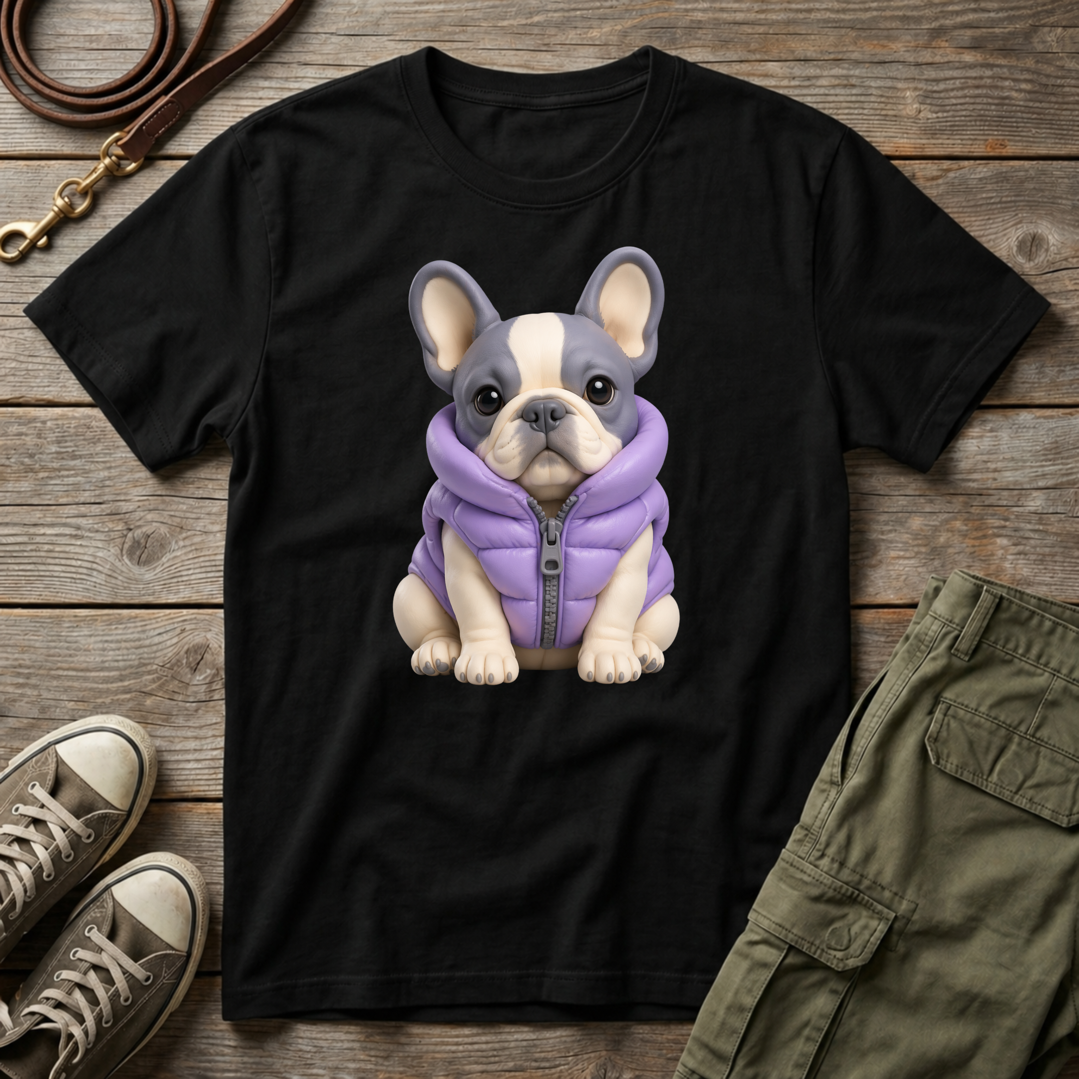 Frenchie Puffer T-Shirt