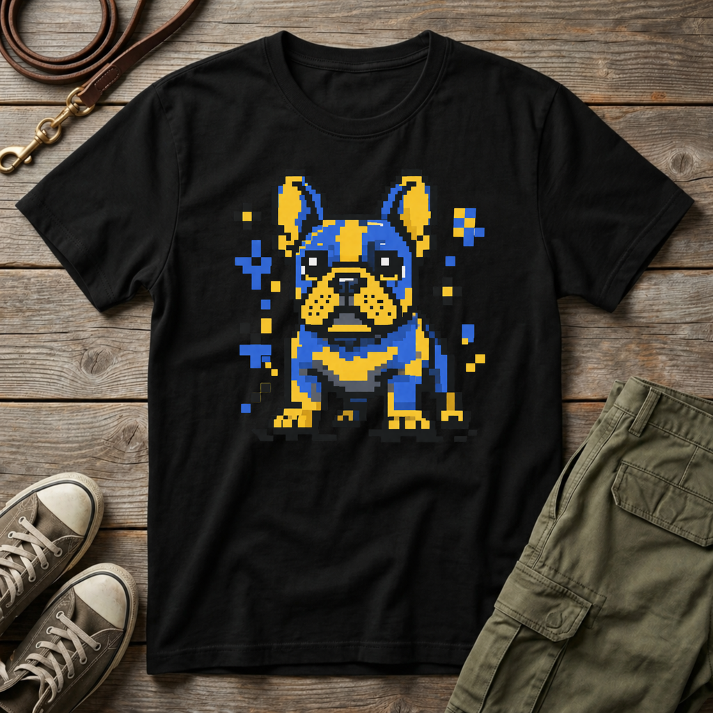 Frenchie Pixel T-Shirt