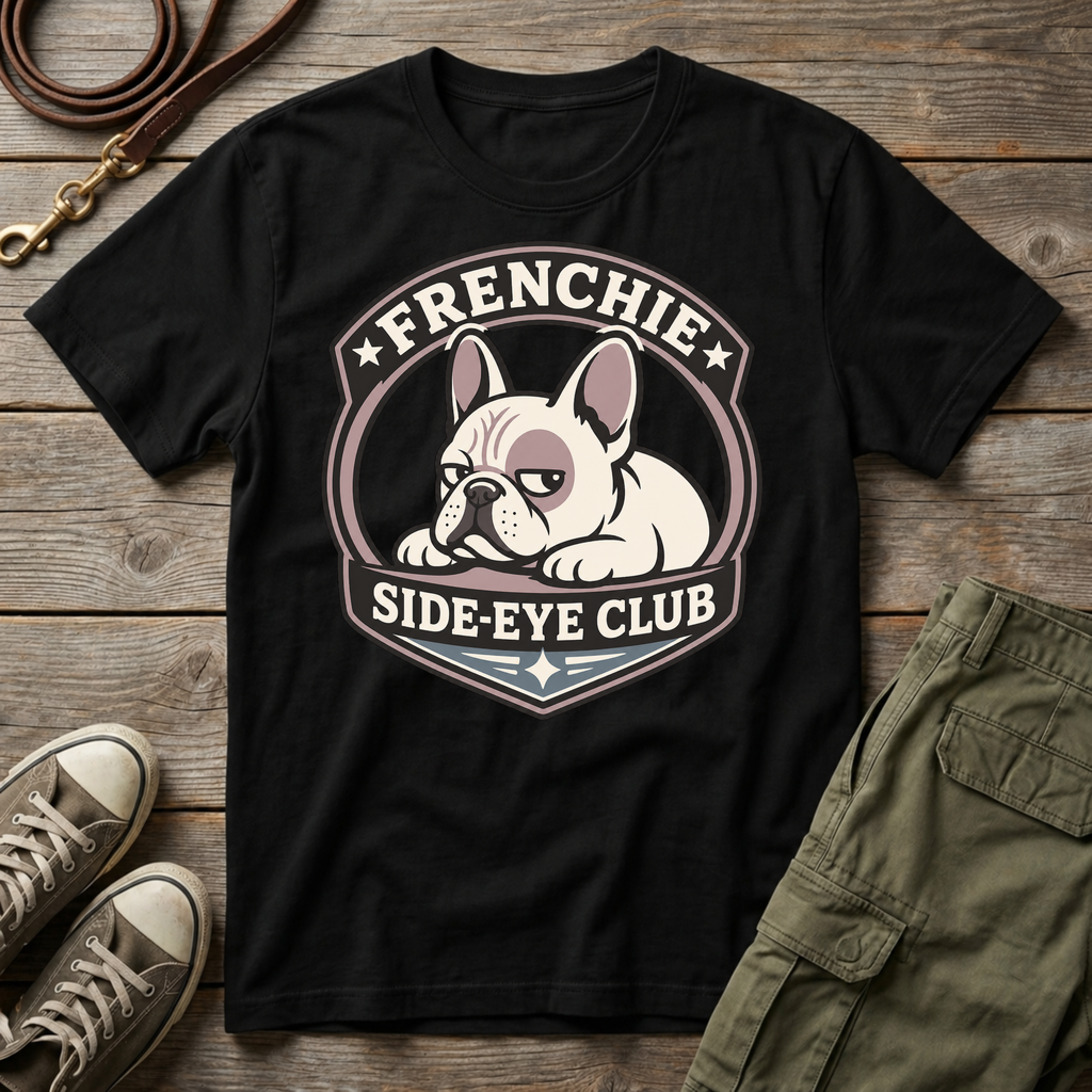 Frenchie Side-Eye Club T-Shirt