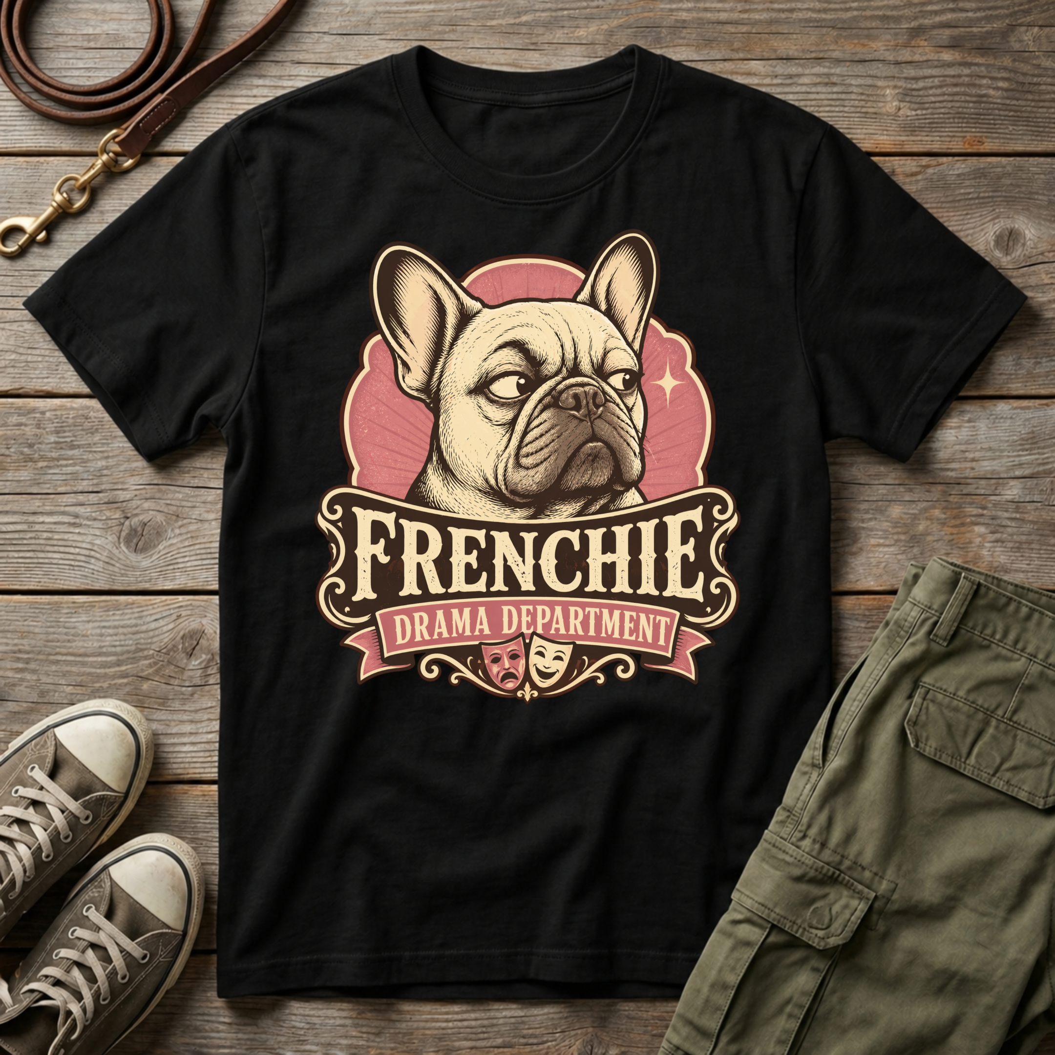 Frenchie Drama Department T-Shirt