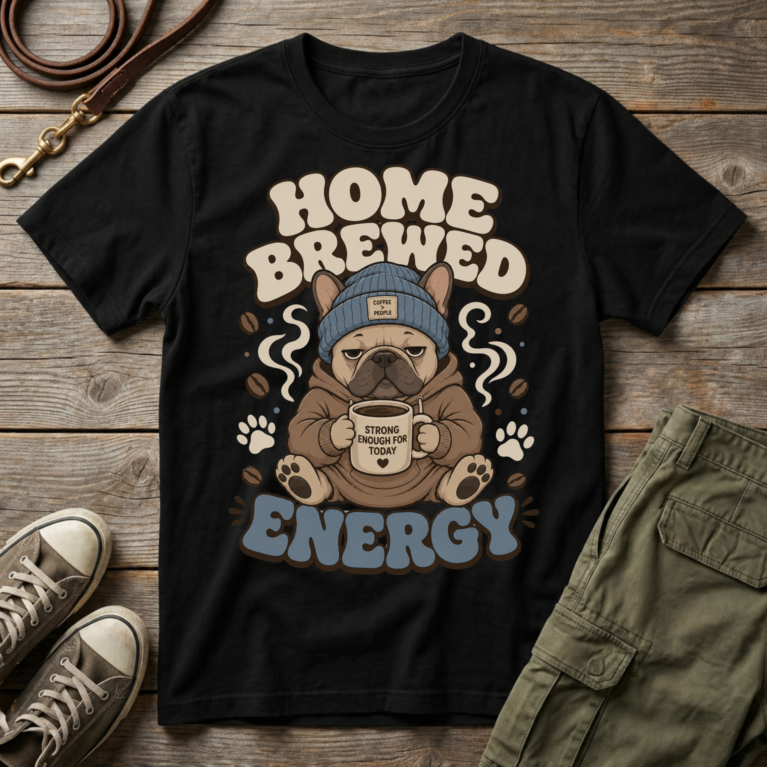 Frenchie Home Brewed T-Shirt