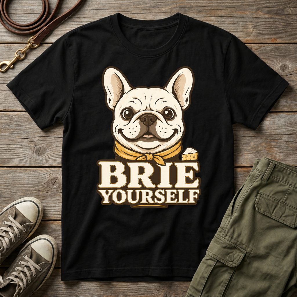Frenchie Brie Yourself T-Shirt