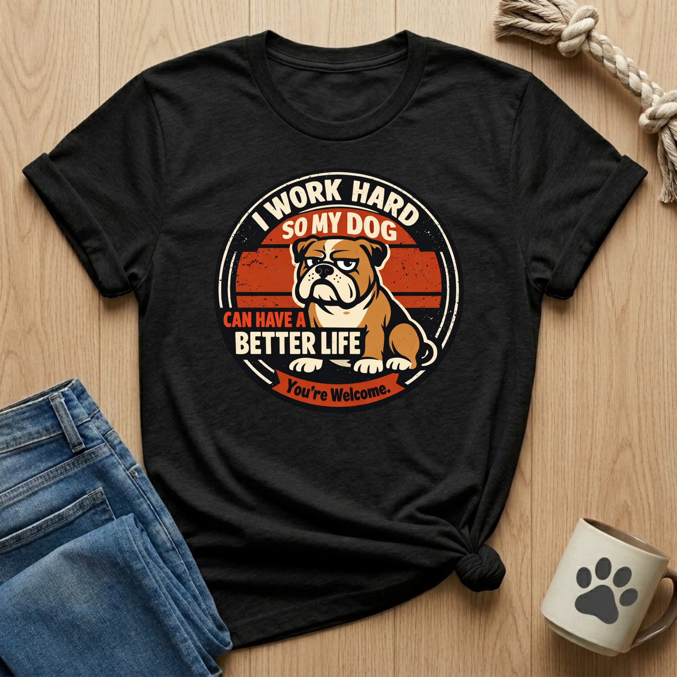 I Work Hard So My Dog Can Have A Better Life T-Shirt