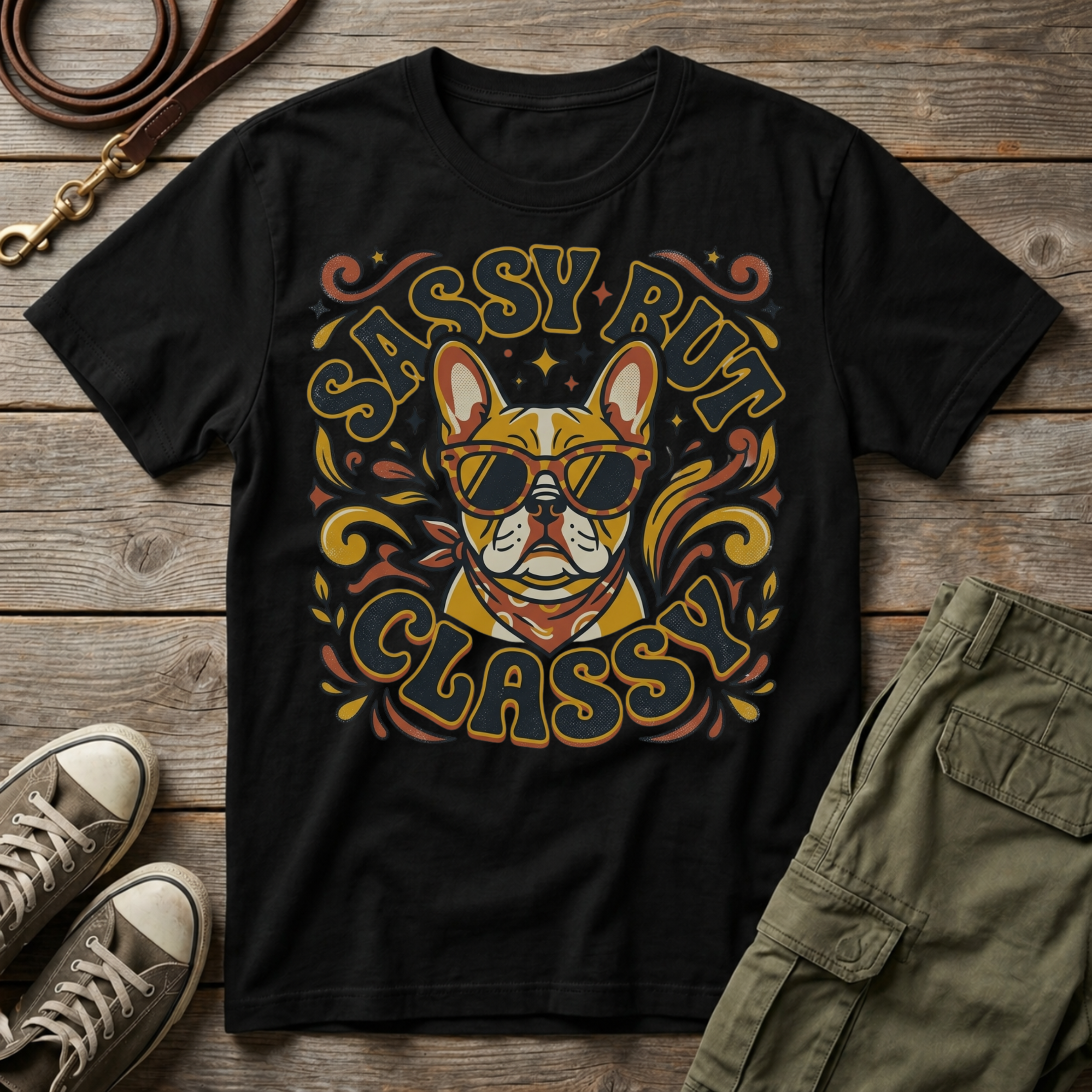 Sassy But Classy Frenchie T-Shirt