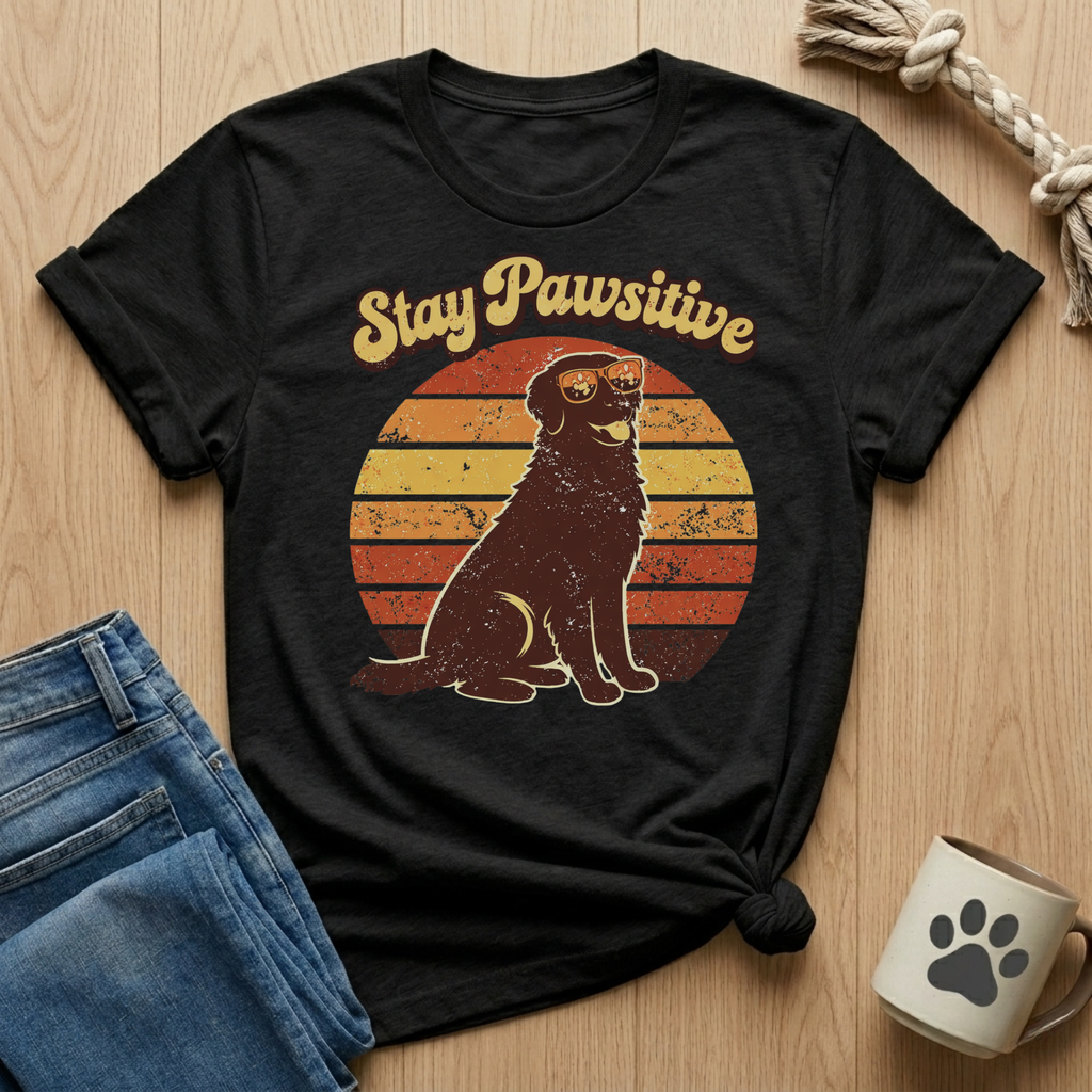 Stay Pawsitive T-Shirt