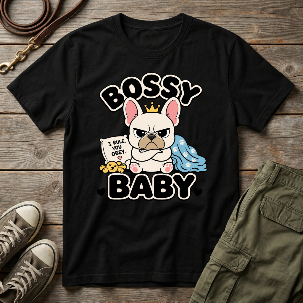 Frenchie Bossy Baby T-Shirt