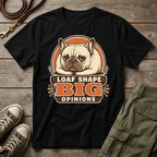 Frenchie Loaf Big Opinions T-Shirt