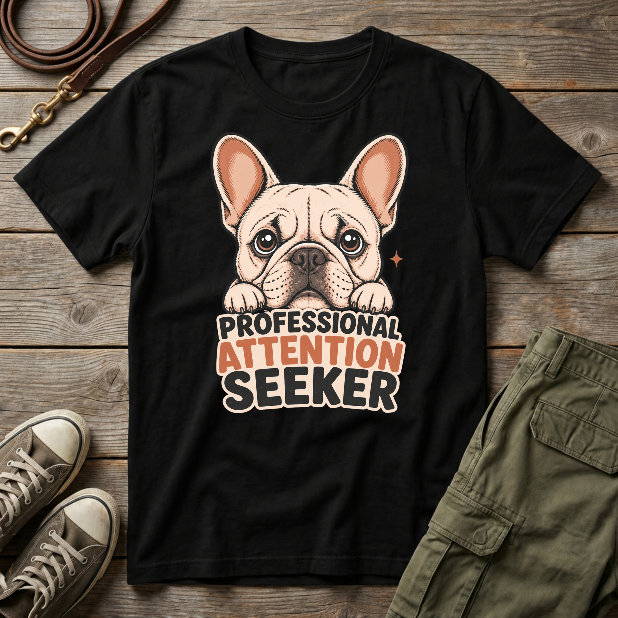 Frenchie Pro Attention Seeker T-Shirt