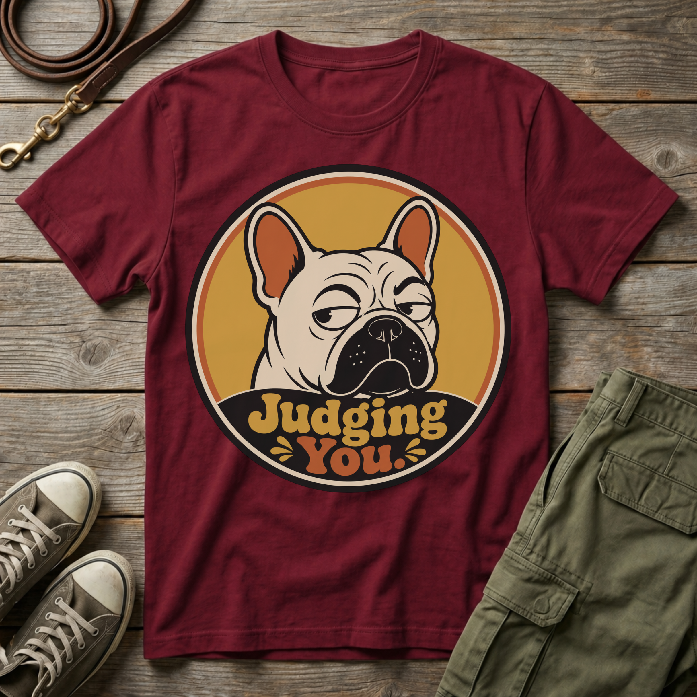 Frenchie Judging You T-Shirt