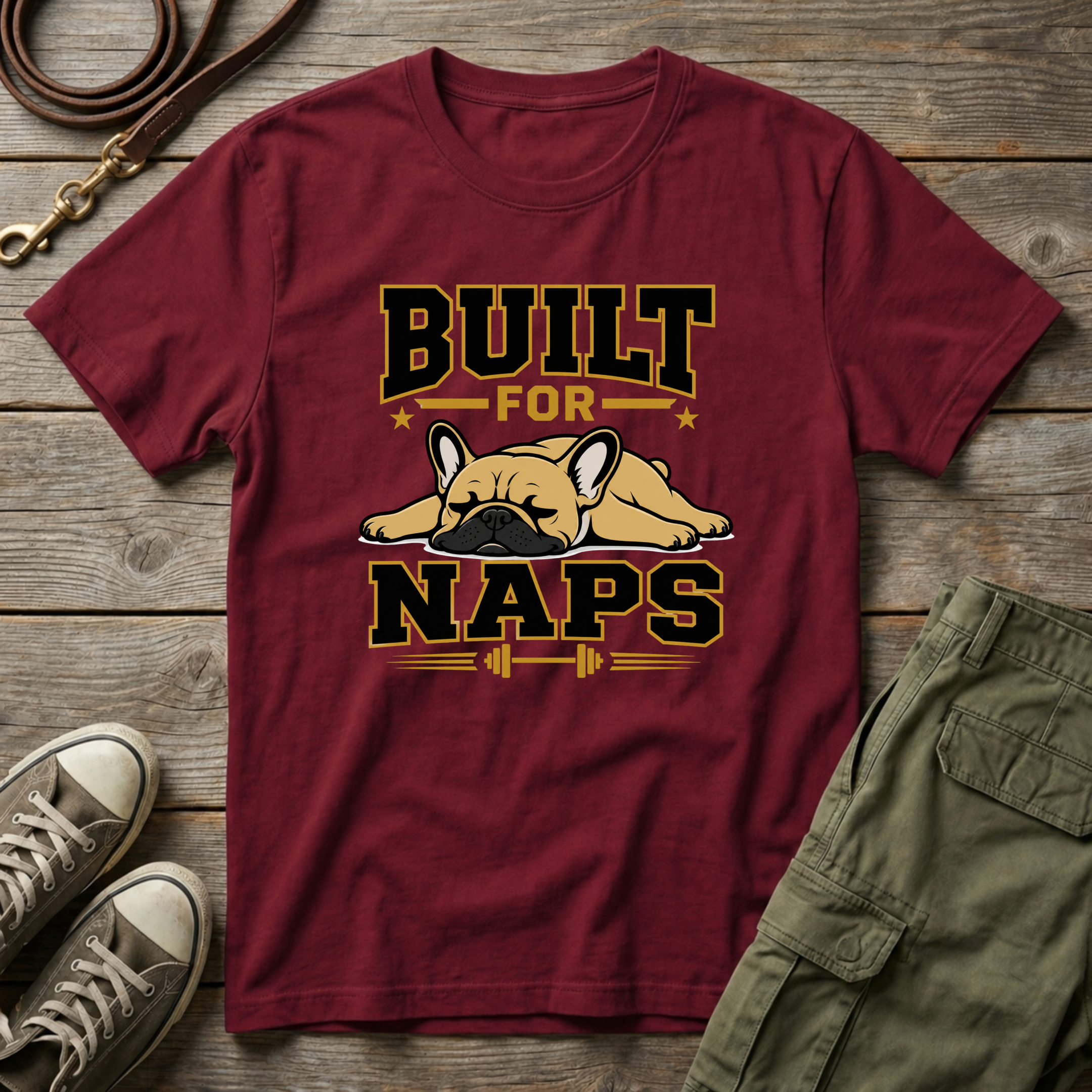 Frenchie Built For Naps T-Shirt