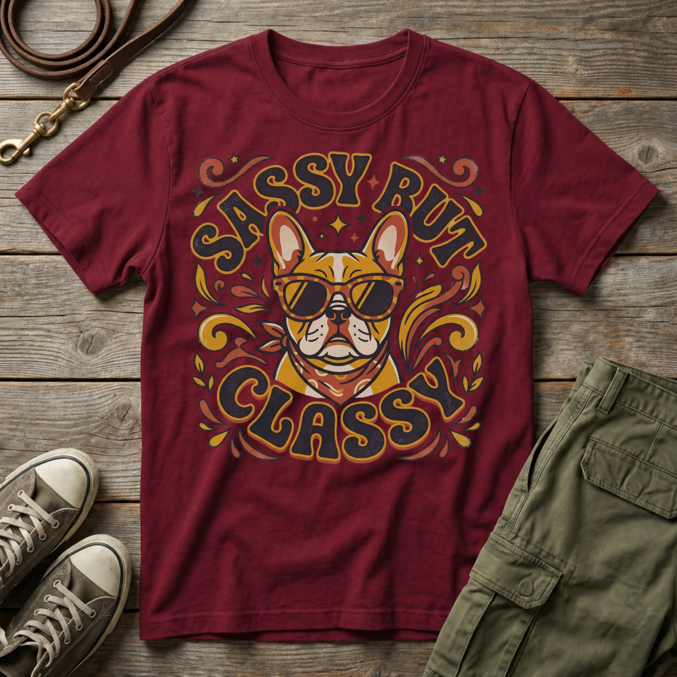 Sassy But Classy Frenchie T-Shirt