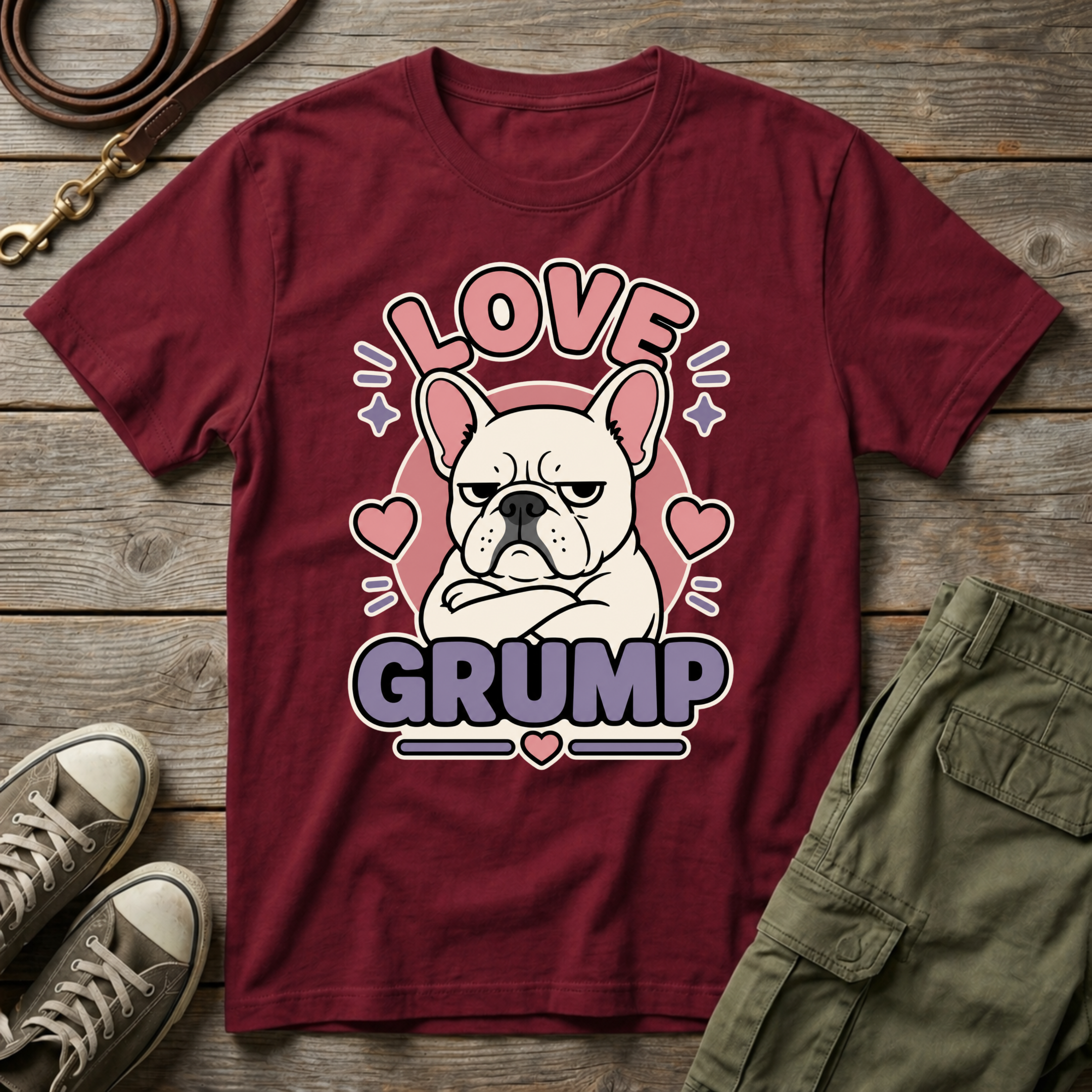 Frenchie Love Grump T-Shirt