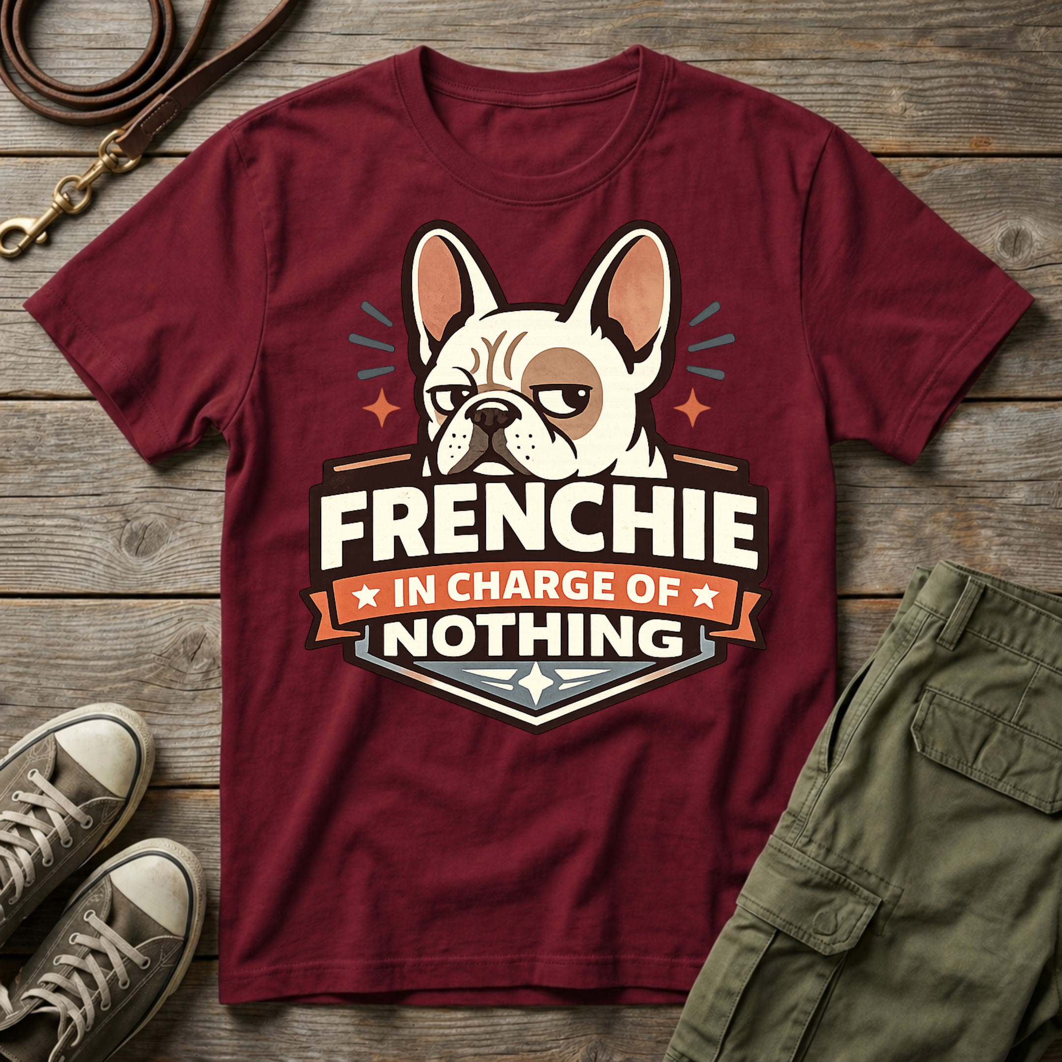 Frenchie Not In Charge T-Shirt