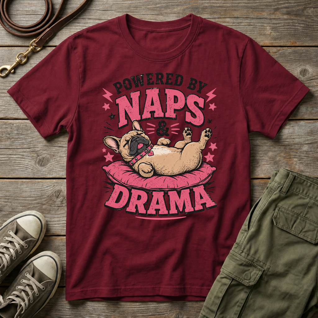 Powered by Naps & Drama T-Shirt