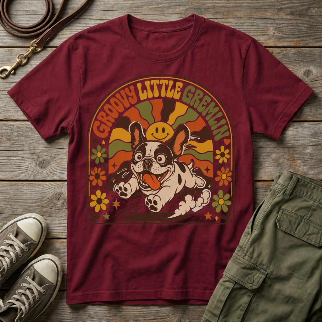 Frenchie Groovy Gremlin T-Shirt
